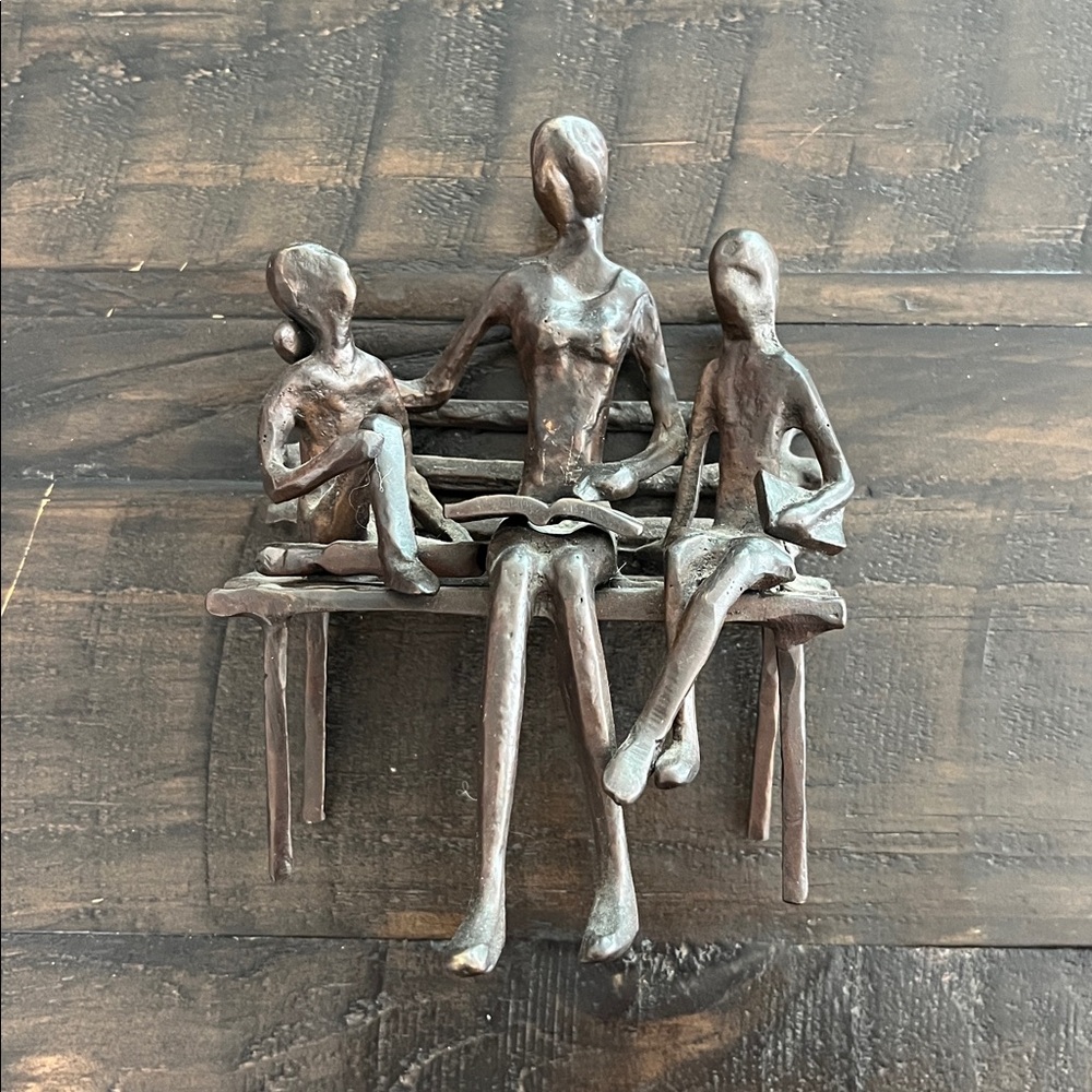 Zylstran Handmade Figurine/Sculpture ~ Mother & Children Sculpture NWOT - Picture 3 of 9